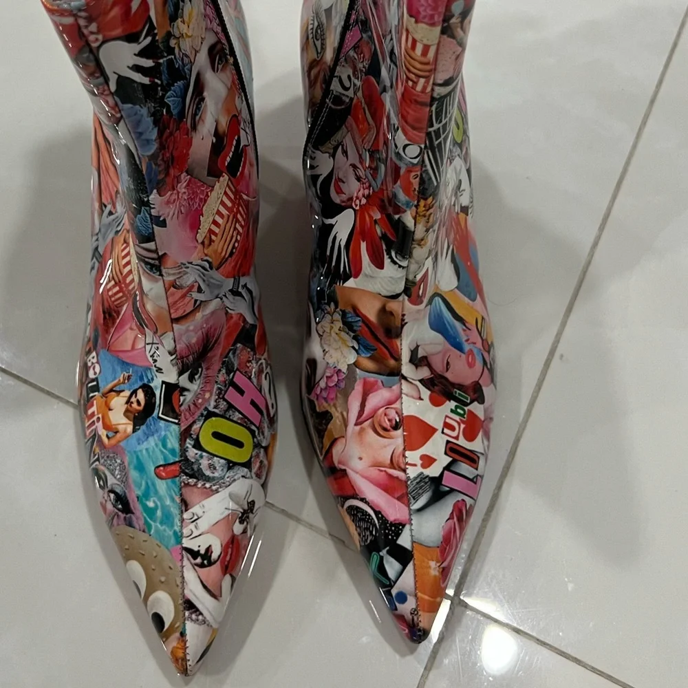 Christian Louboutin Epic Oh Xtian Ankle 70 leather bootie - Picture 12 of 14